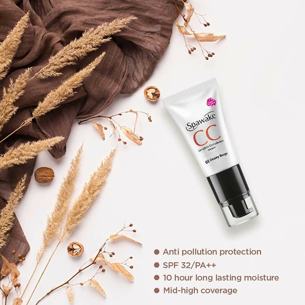 Spawake CC Cream 03 Dusky Beige with SPF 32/PA++ | Grocsy