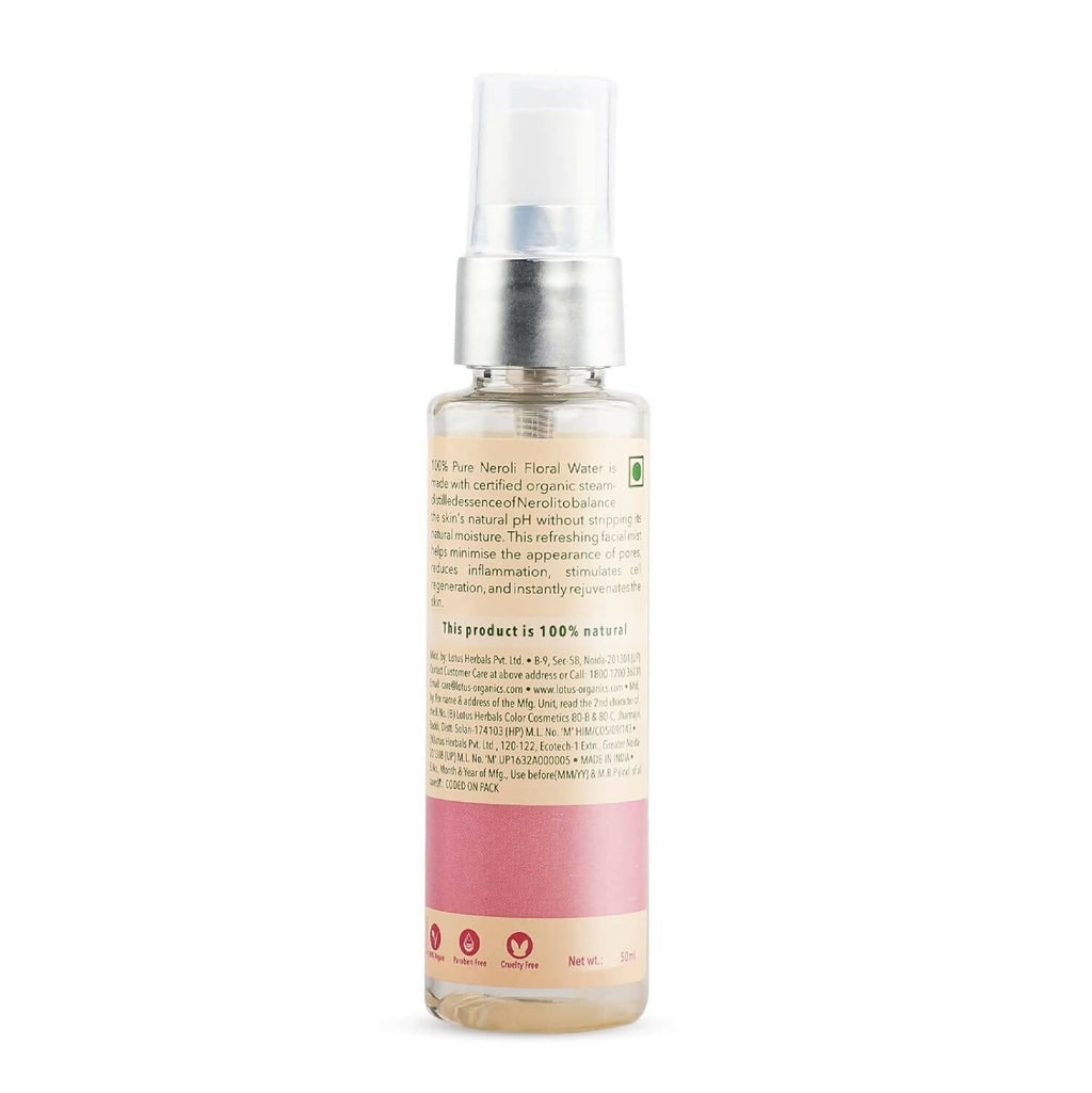 Lotus Organics+ 100% Pure Neroli Floral Water | Grocsy