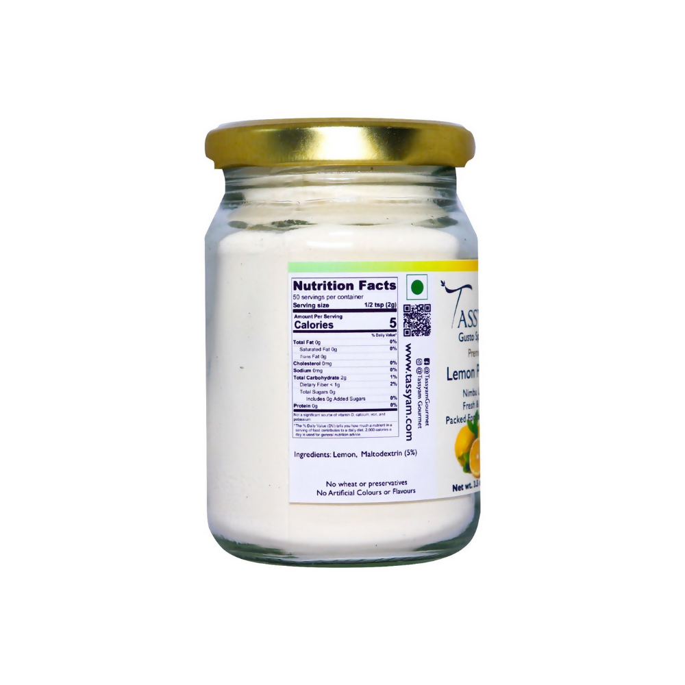 Tassyam Organics Lemon Powder | Grocsy