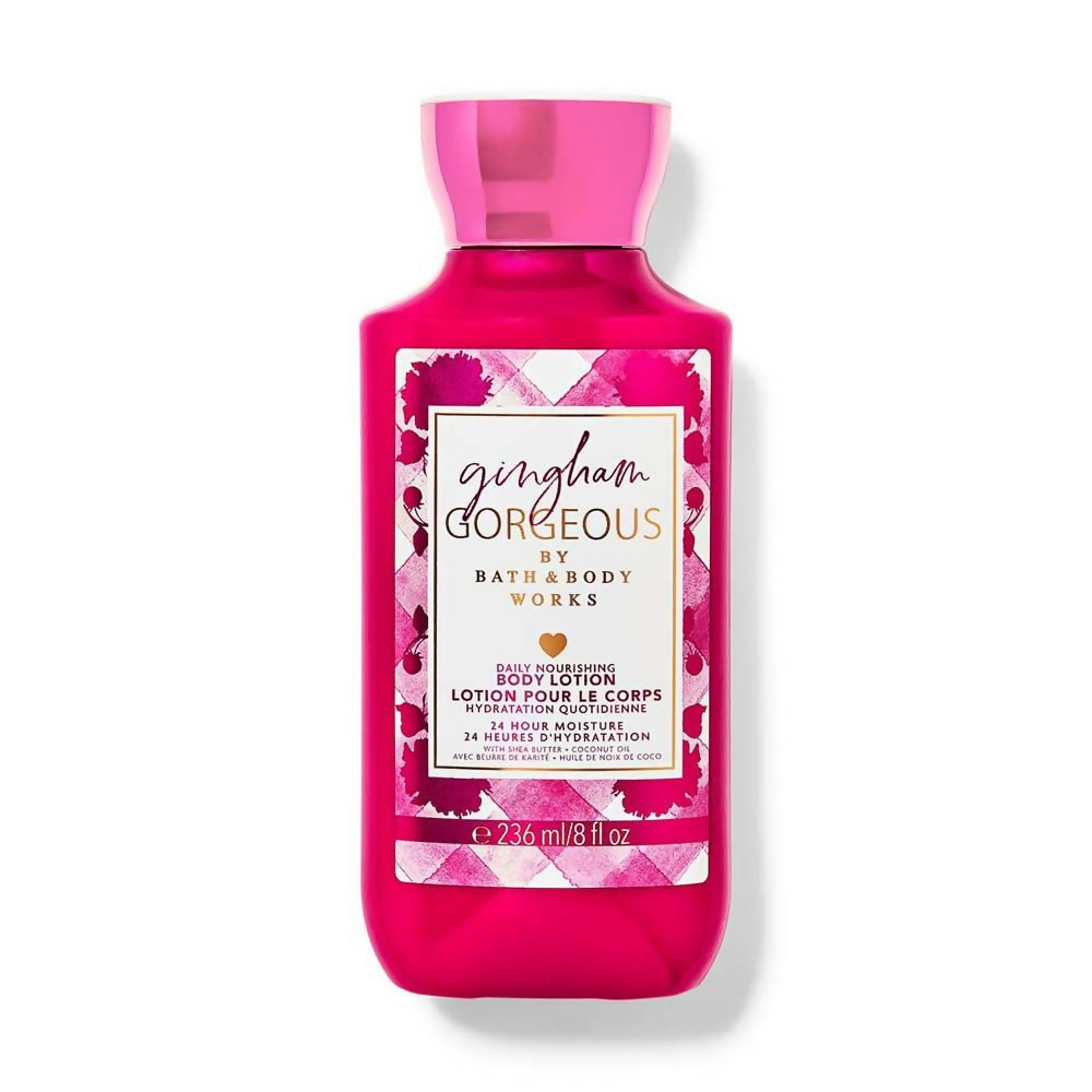 Bath & Body Works Gingham Gorgeous Daily Nourishing Body Lotion | Grocsy
