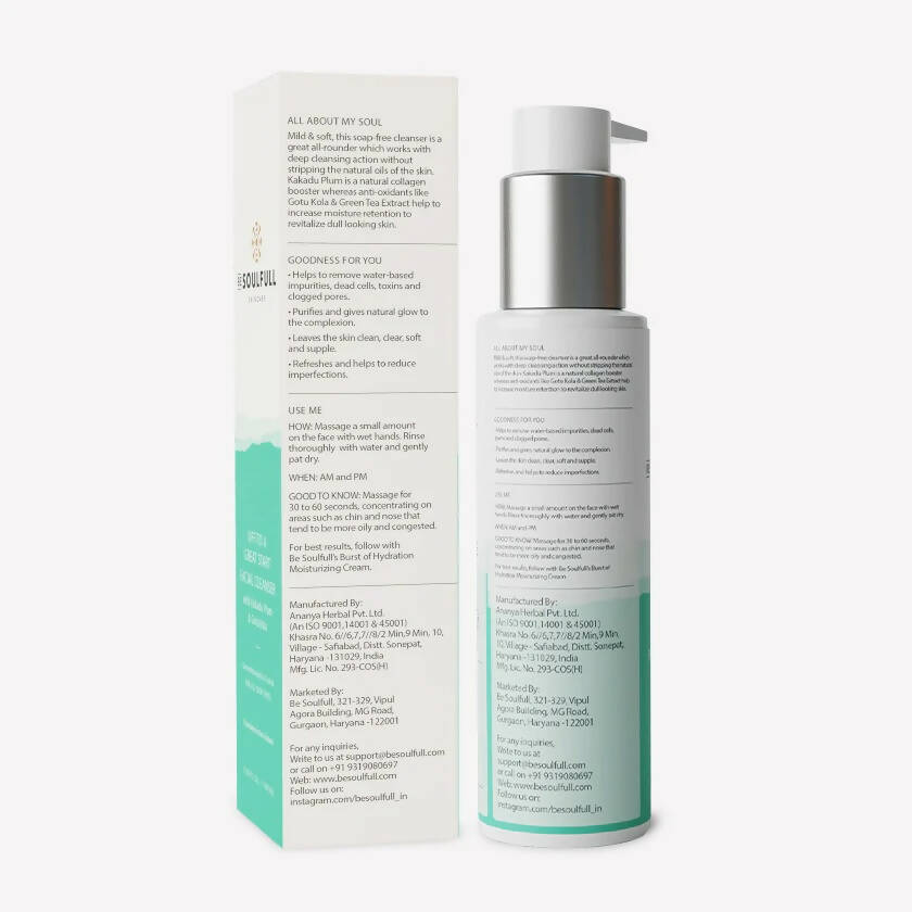 Be Soulfull Off To A Great Start Facial Cleanser | Grocsy