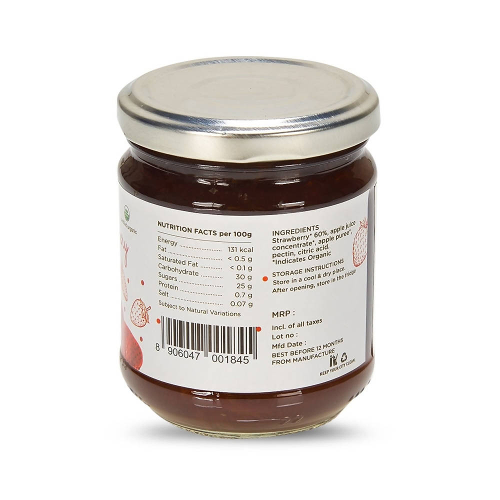 Pure & Sure Organic Strawberry Jam | Grocsy