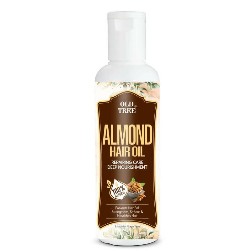 Old Tree Almond Hair Oil - Pure Cold Pressed | Grocsy