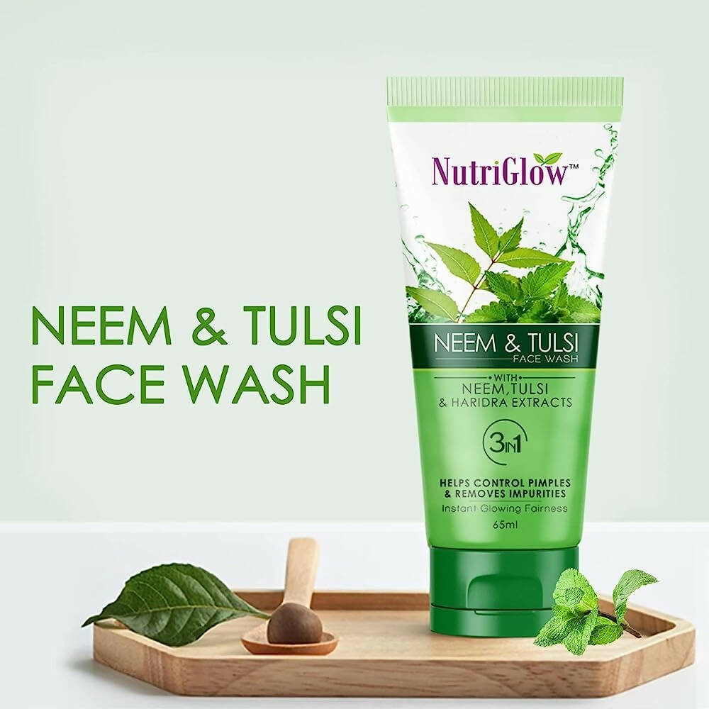 NutriGlow Neem & Tulsi Face Wash | Grocsy