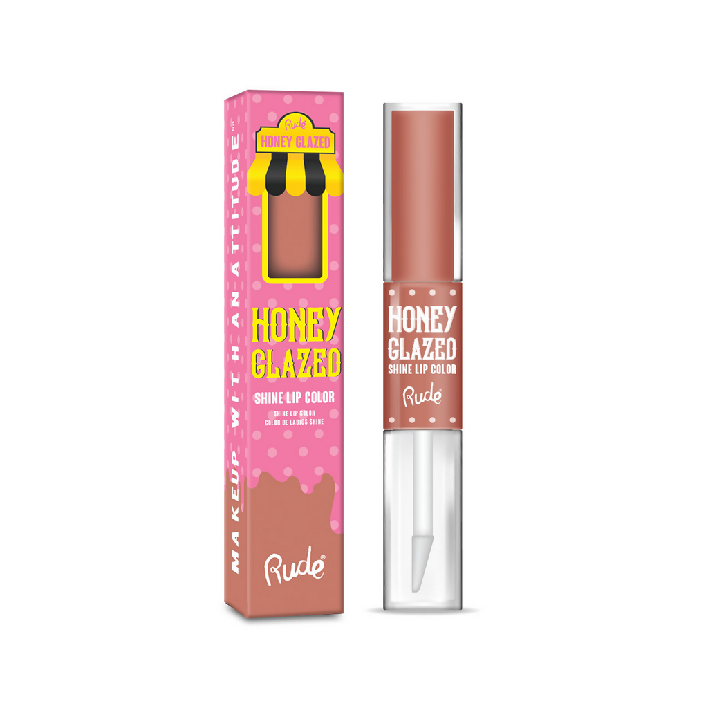 Rude Cosmetics Honey Glazed Shine Lip Color - Plain | Grocsy