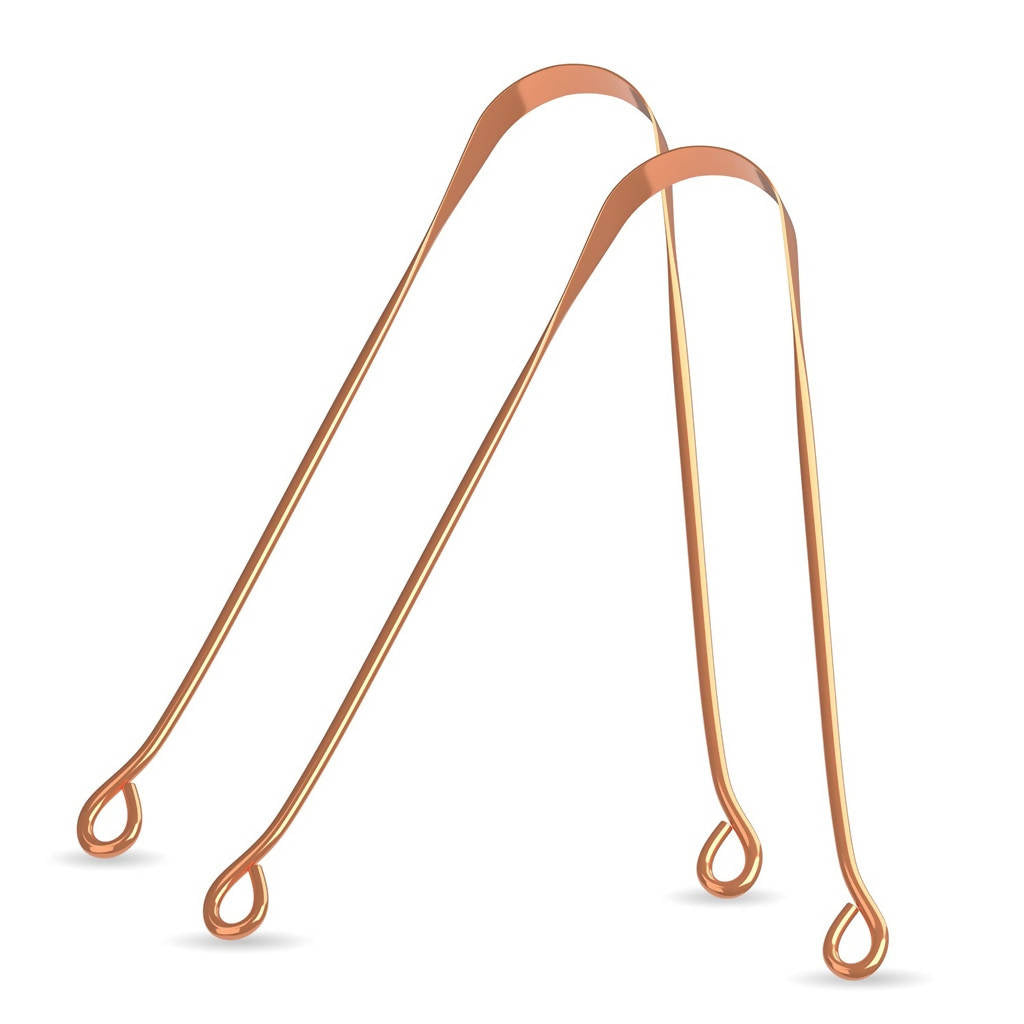 Zandu Copper Tongue Cleaner | Grocsy