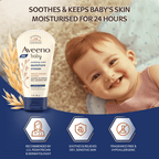 Aveeno Baby Soothing Relief Face & Body Moisture Cream - Oatmeal For Dry, Sensitive & Gentle Skin | Grocsy