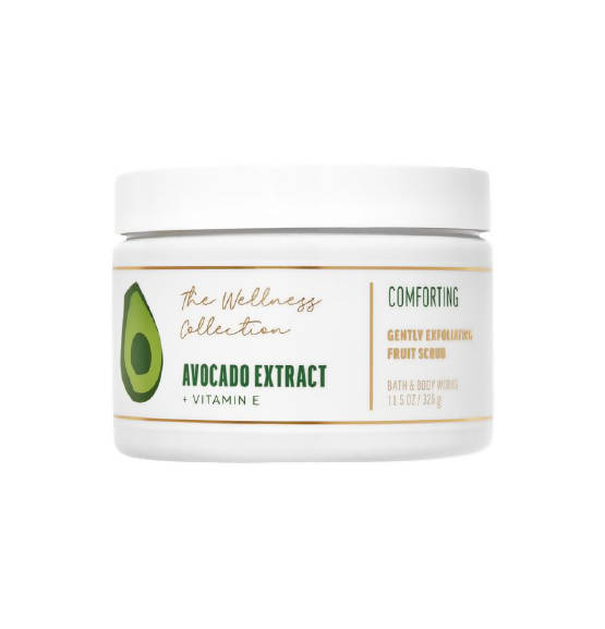 Bath & Body Works Avocado Extract Vitamin E Fruit Scrub | Grocsy