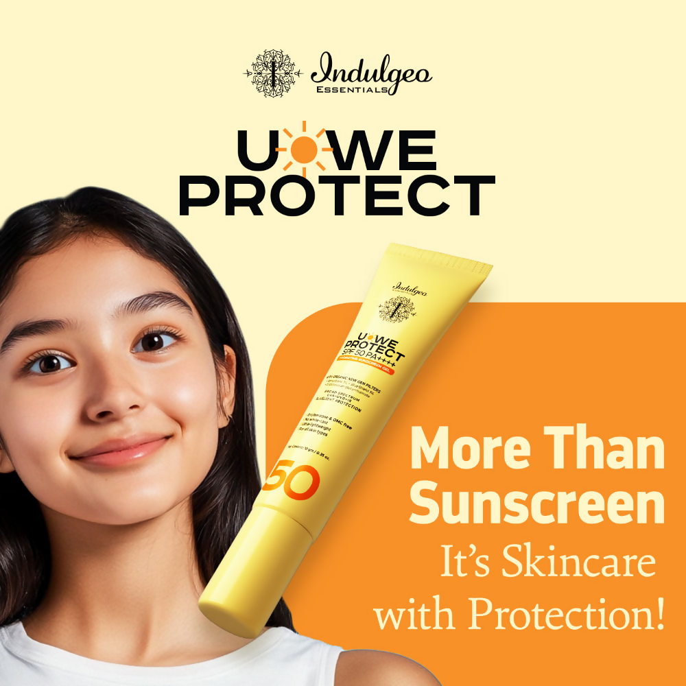 Indulgeo Essentials U-We Protect Hydrating Sunscreen Gel SPF 50 PA++++ | Grocsy
