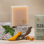 Isha Life Cleanse. Neem And Turmeric With Tulsi And Tea Tree Handcrafted Soap | Grocsy