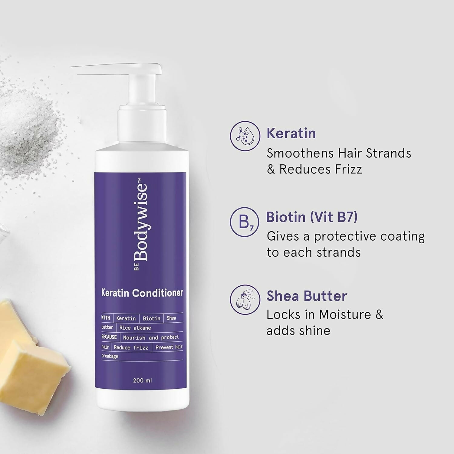 BeBodywise Keratin Conditioner | Grocsy