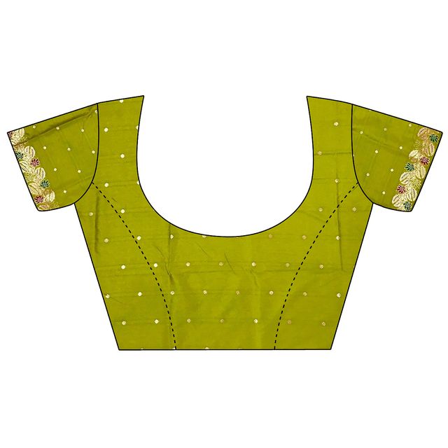 Elora Lime Green Soft Silk Floral Zari Weaving Meenakari Saree With Floral Border | Grocsy