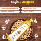 Shagun Cold Pressed Groundnut Oil | Grocsy