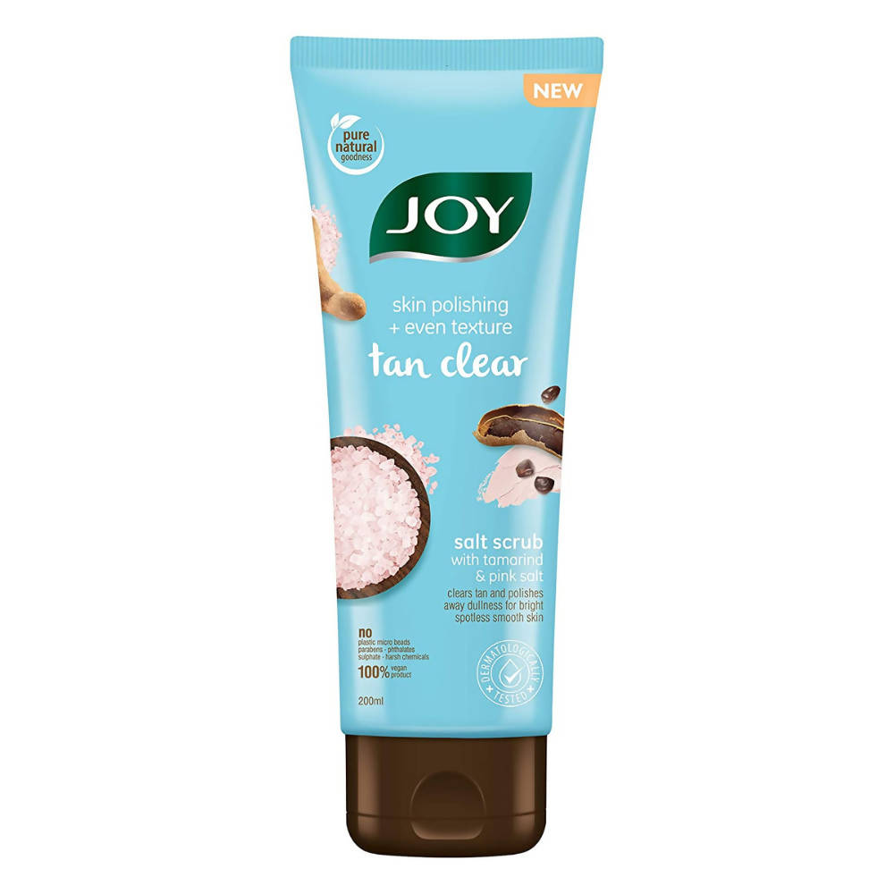 Joy Skin Polishing + Even Texture Tan Clear Salt Scrub | Grocsy