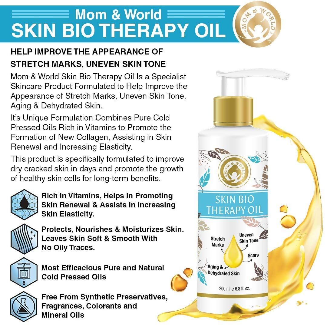 Mom & World Skin Bio Therapy Oil For Stretch Marks | Grocsy