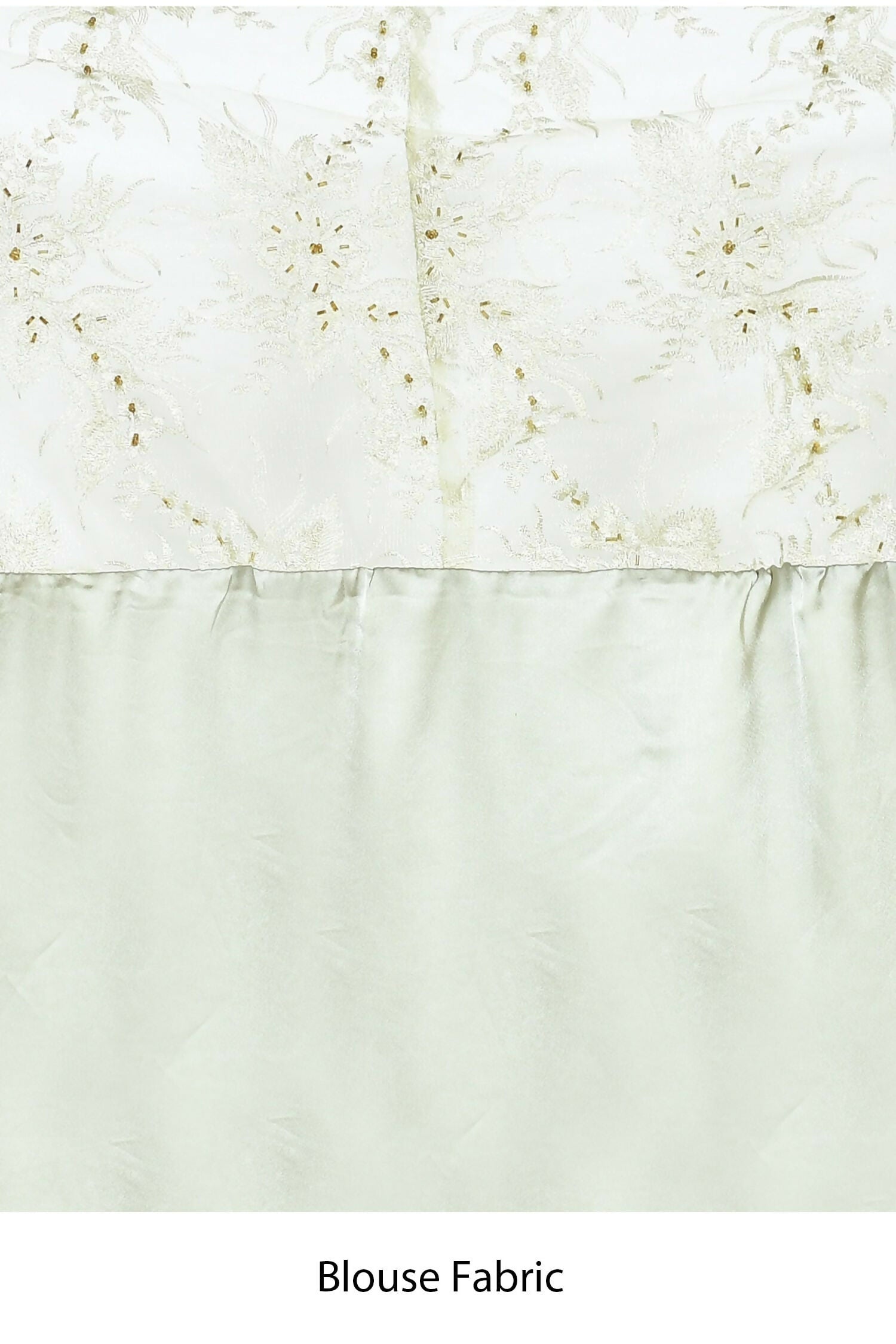 Green Organza Jari Silk Floral Embroidered Festive Saree - Nimaya Denzy | Grocsy