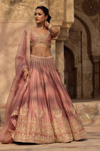 Lehenga Mart Designer Indian Wedding Lehenga Choli-Light Pink | Grocsy