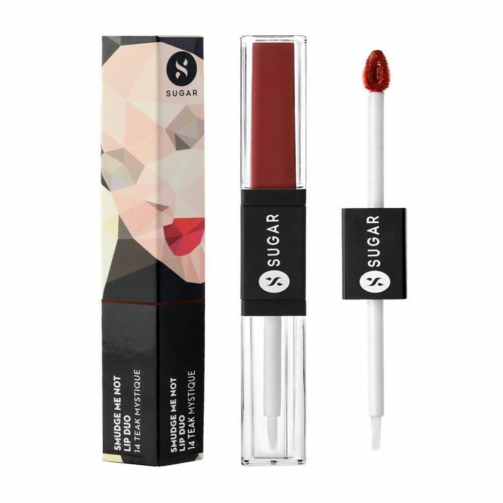 Sugar Smudge Me Not Lip Duo - Teak Mystique (Warm Brown) | Grocsy