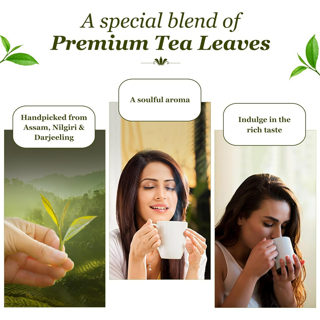 Dabur Vedic Premium Ayurvedic Herbs Black Loose Tea | Grocsy