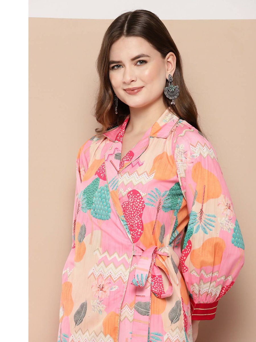Ahalyaa Women's Traditional Wear Co-ods - Multi | Grocsy