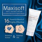 Maxisoft Anti Aging Cream Reduces Fine Lines, Wrinkles & Age Spots | Grocsy