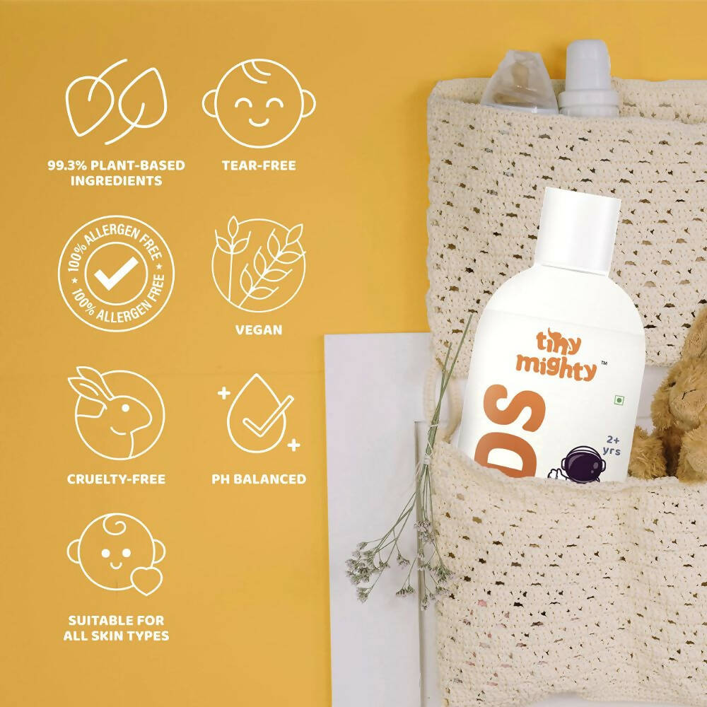 Tiny Mighty Kids Shampoo, Body Wash And Body Lotion Combo | Grocsy