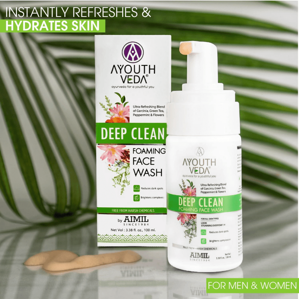 Ayouthveda Deep Clean Foaming Face Wash | Grocsy