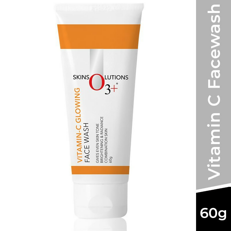Professional O3+ Vitamin C Face Wash Glow For Daily Brightening & Gentle Cleansing | Grocsy
