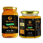 Oye Healthy Natural Raw Honey - Combo Pack of 2 (500gm+250gm) | Grocsy