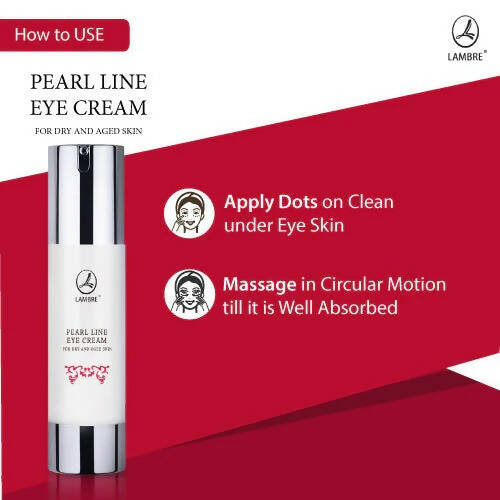 Lambre Pearl Line Eye Cream For Dark Circles | Grocsy
