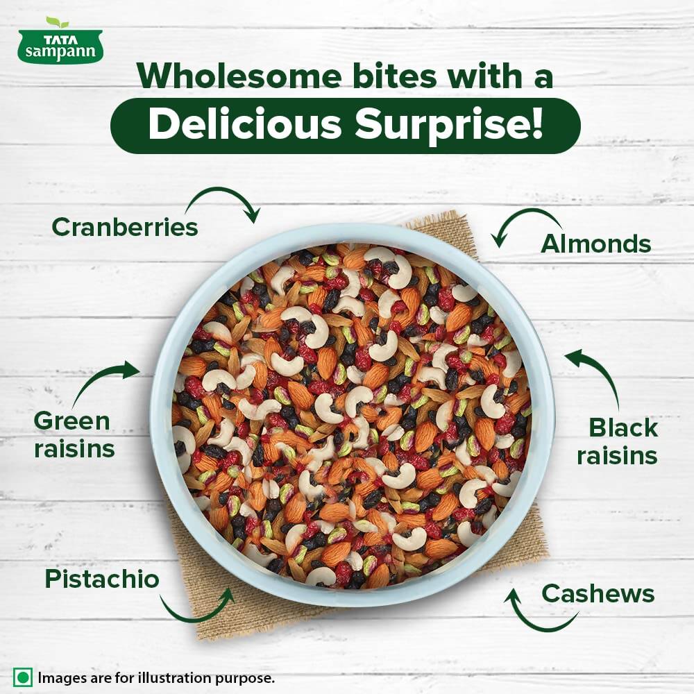Tata Sampann Dry Fruits & Nuts Mix | Grocsy