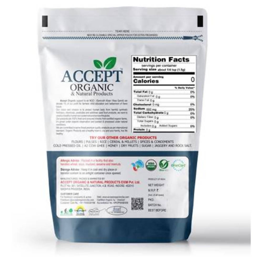Accept Organic & Natural Products Black Salt | Grocsy