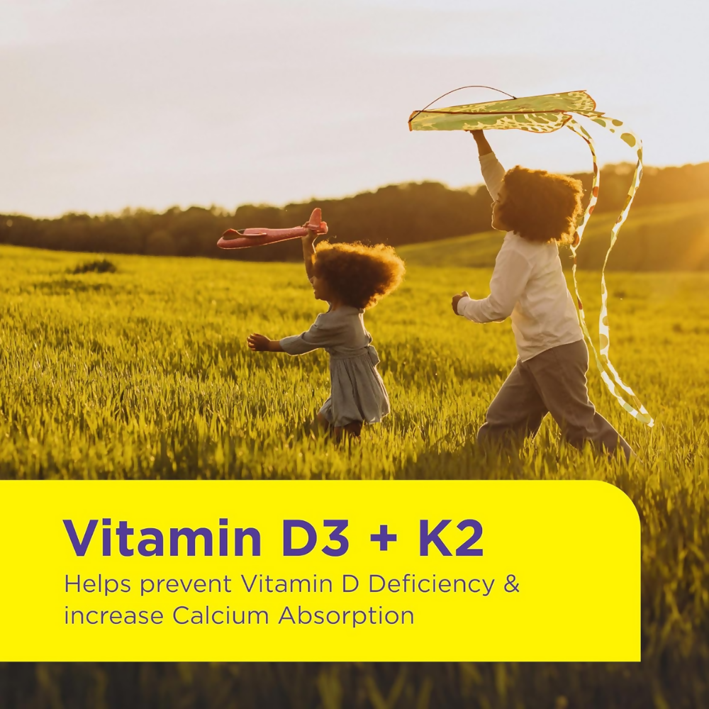 NutriBears Kids Vitamin D3,K2 & B12 Gummies | Grocsy