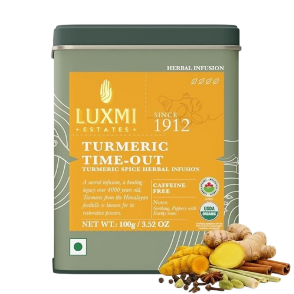 Luxmi Estates Turmeric Time-Out Herbal Loose Infusion | Grocsy