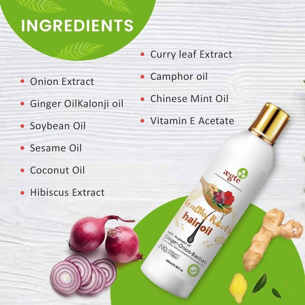 Aegte Healthy Roots Hair Oil | Grocsy