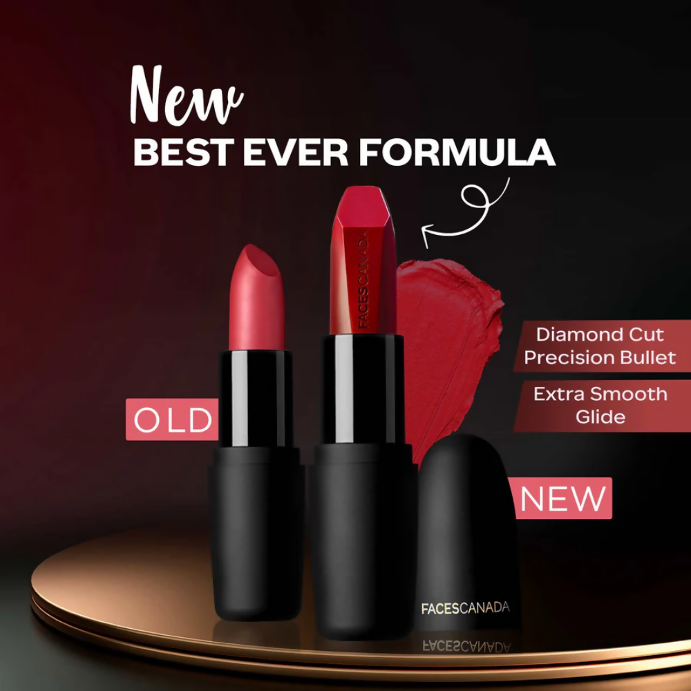 Faces Canada Weightless Matte Finish Lipstick - Flamboyant Plum 12 | Grocsy