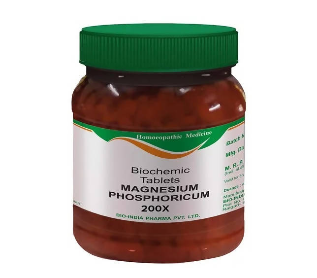 Bio India Homeopathy Magnesium Phosphoricum Biochemic Tablets | Grocsy