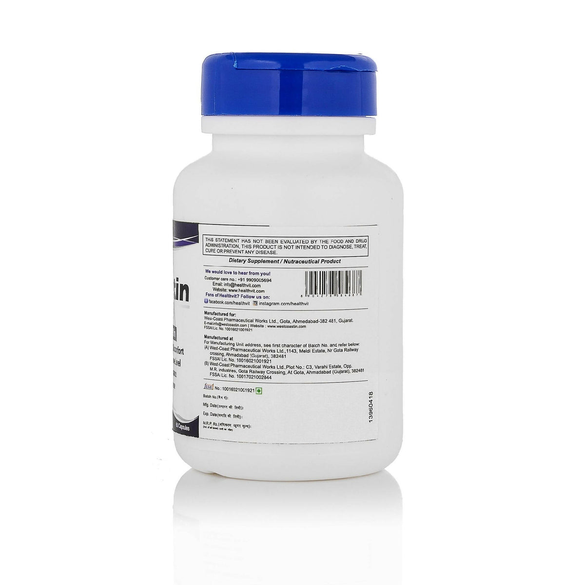 Healthvit Quercetin 100mg Capsules | Grocsy