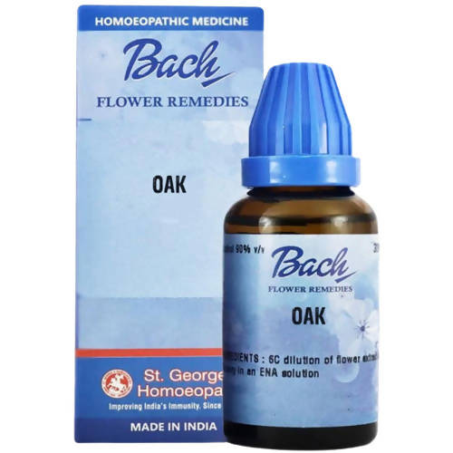 St. George's Bach Flower Remedies Oak | Grocsy