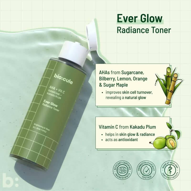 Biocule Ever Glow Radiance Vitamin C Face Toner | Grocsy