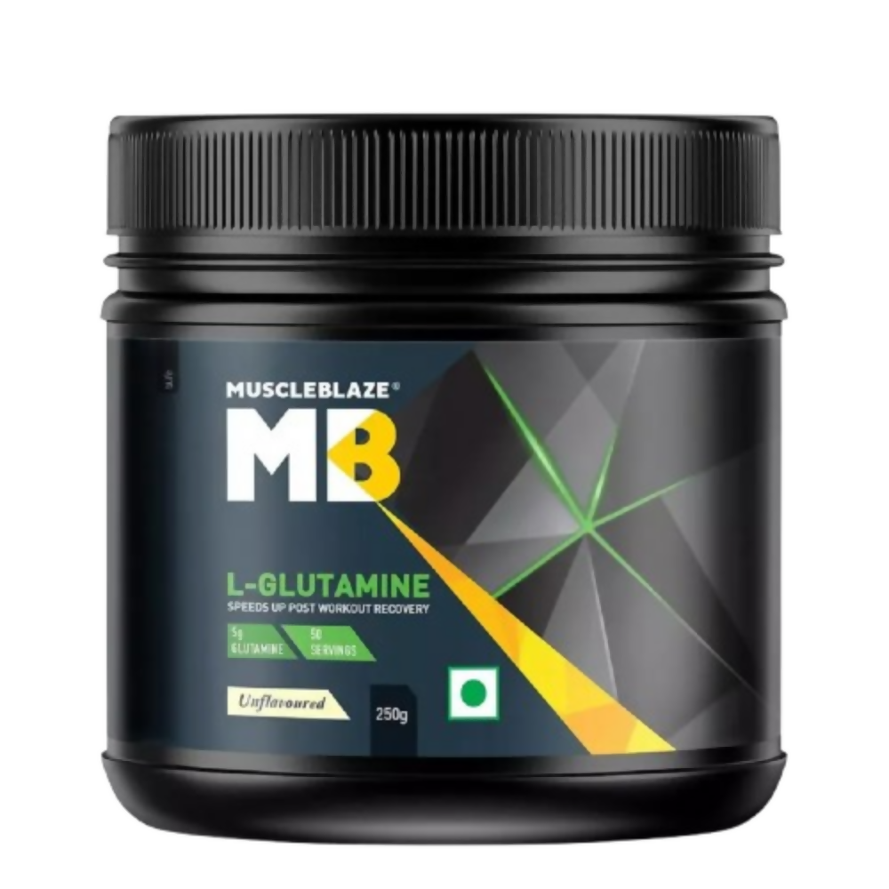 MuscleBlaze L - Glutamine Unflavored | Grocsy