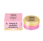Indya Vitamin E Lip Butter - Strawberry | Grocsy
