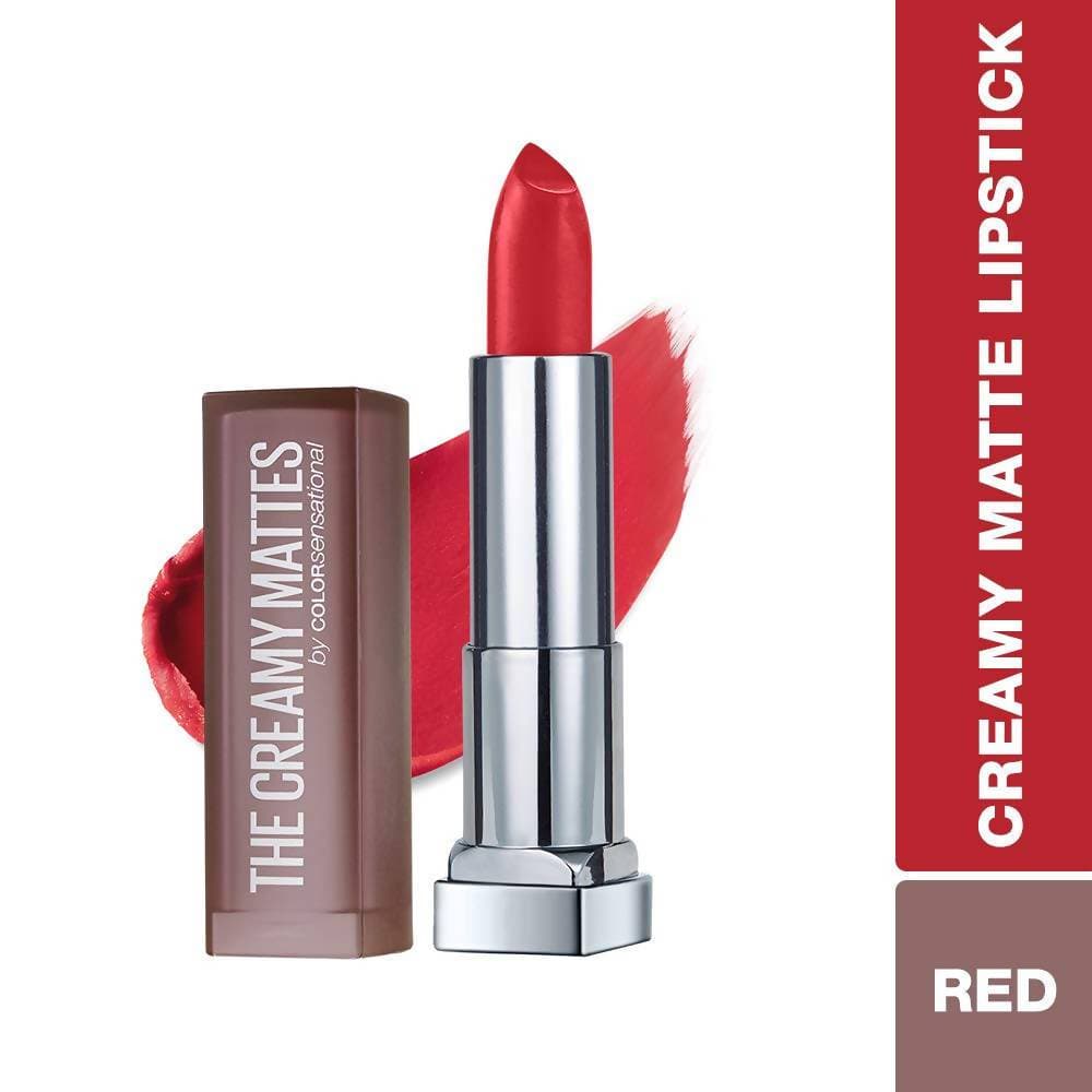 Maybelline New York Color Sensational Creamy Matte Lipstick / 647 Dare to be Red | Grocsy
