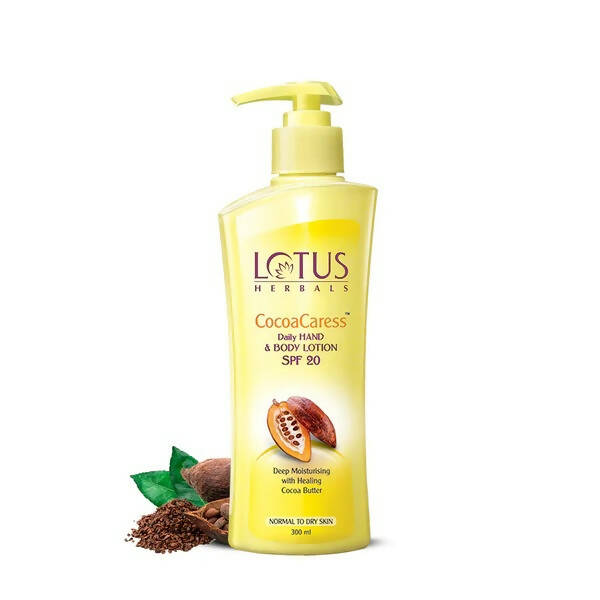 Lotus Herbals CocoaCaress Daily Hand & Body Lotion | Grocsy