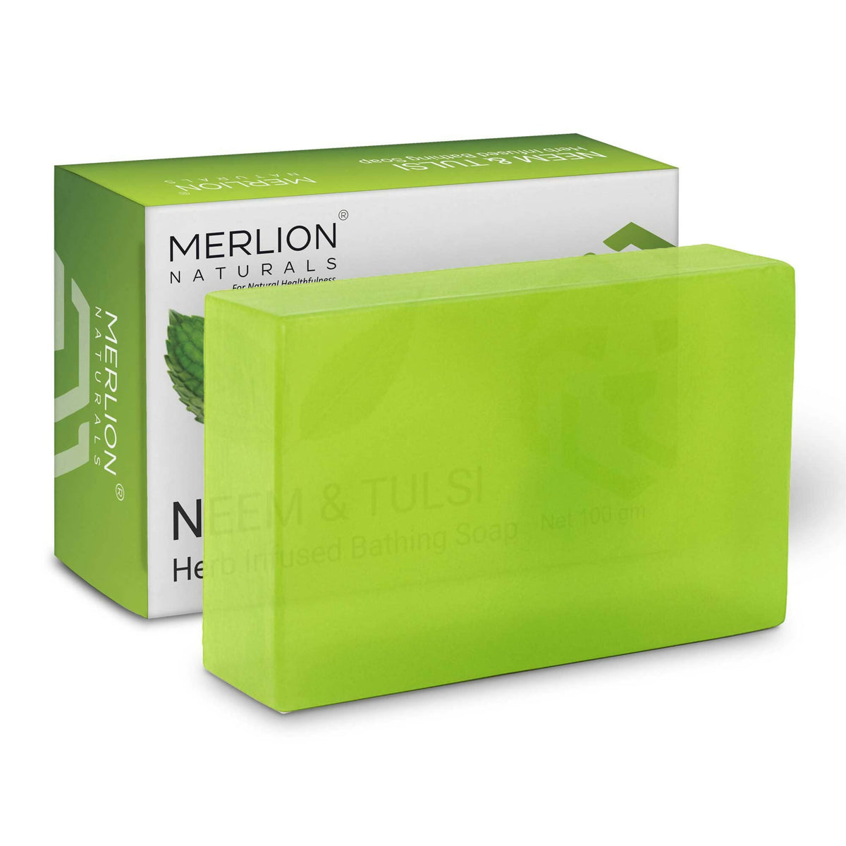 Merlion Naturals Neem and Tulsi Glycerine Soap | Grocsy