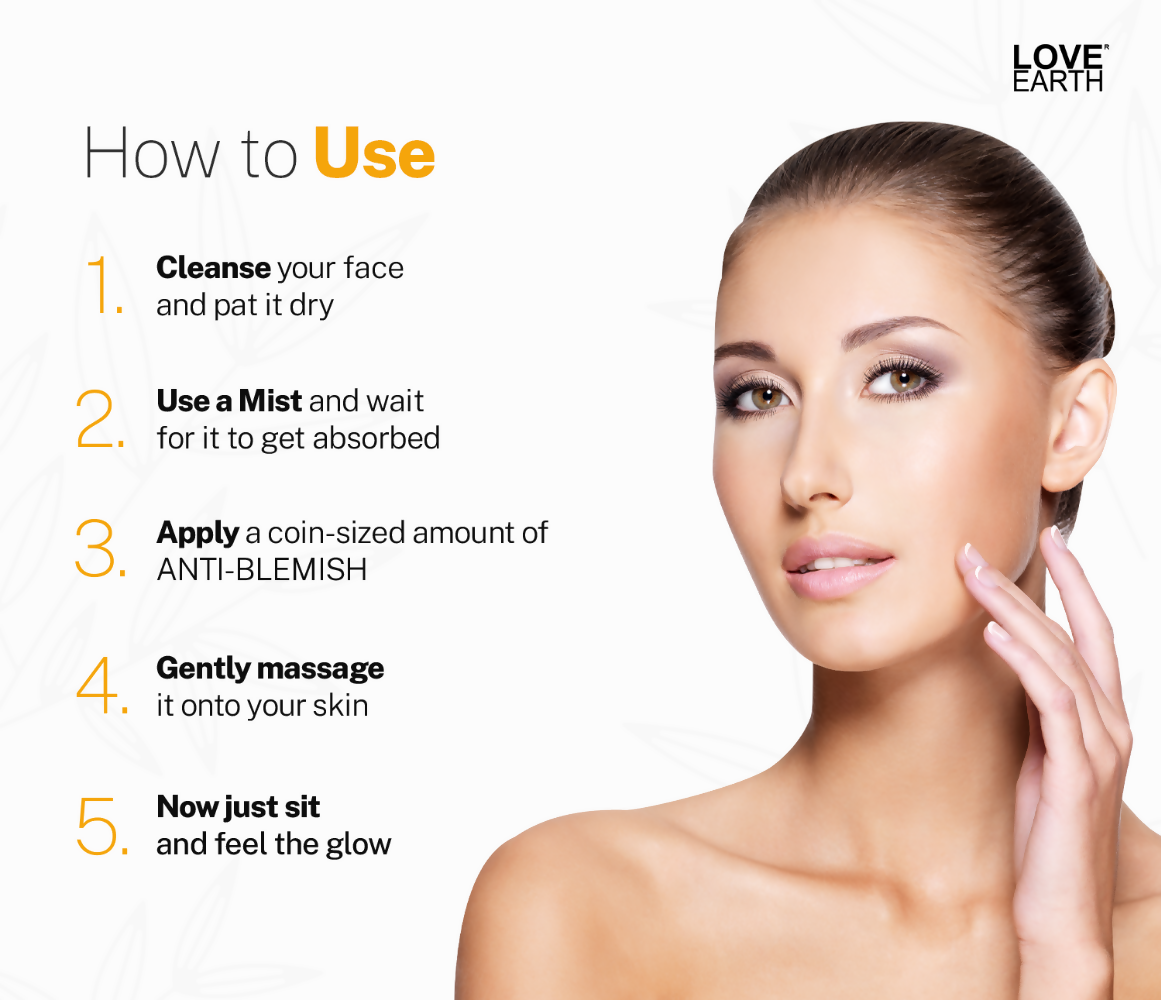 Love Earth Anti Blemish & Pigmentation Cream | Grocsy