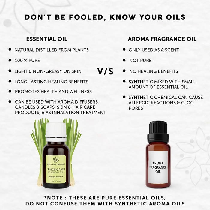 Bella Vita Organic Lemongrass Essential Oil | Grocsy