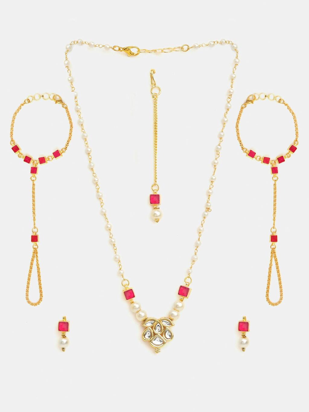 Ruby Raang Dua 4-Piece Jewelry Set | Grocsy