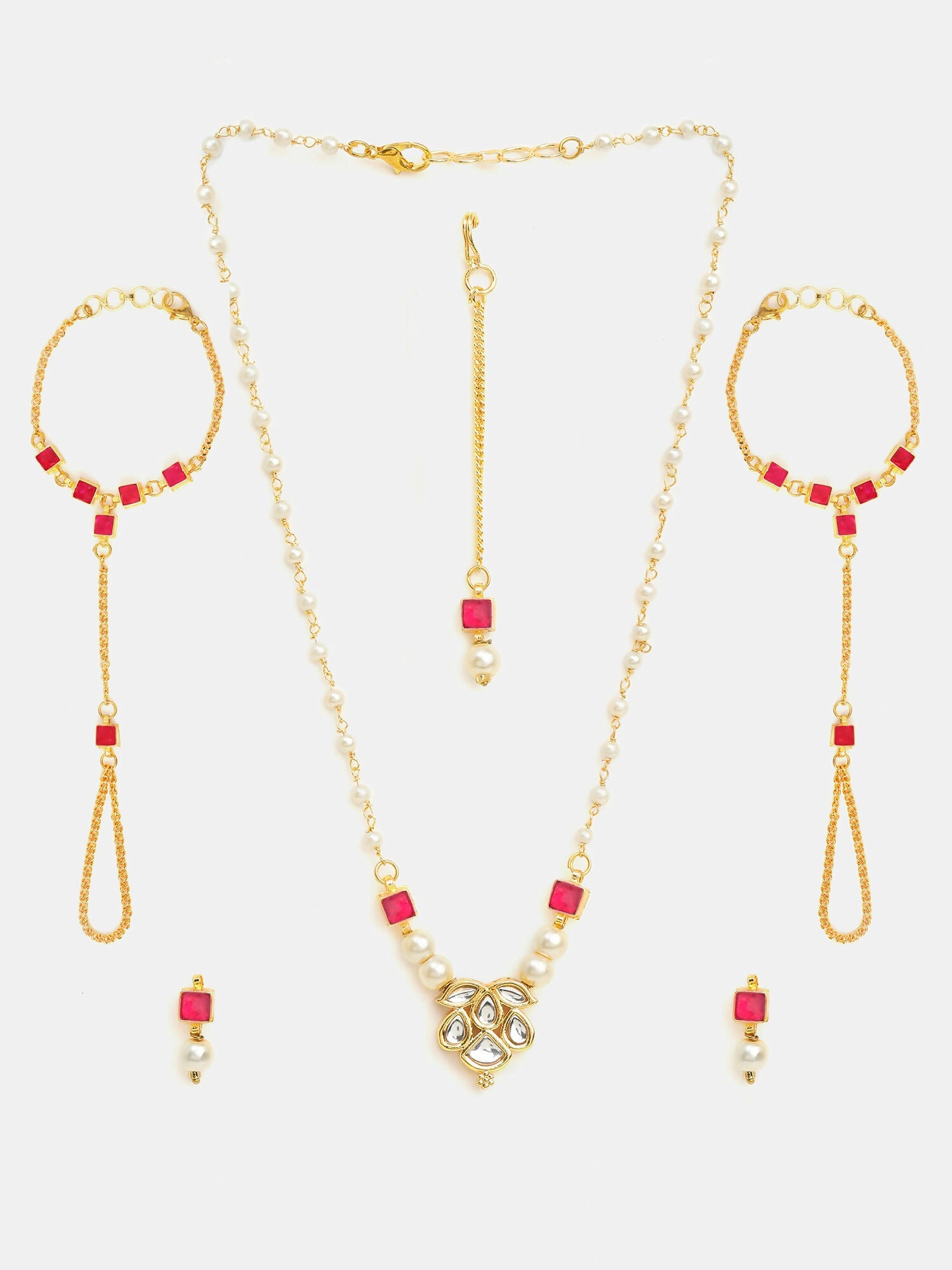 Ruby Raang Dua 4-Piece Jewelry Set | Grocsy