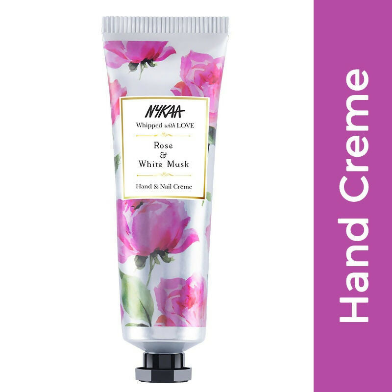 Nykaa Rose & White Musk Hand & Nail Creme | Grocsy